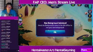 Waterfall shower! Fap CEO:Men Stream #6 W/HentaiGayming