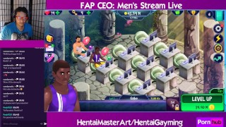(Gay) Filling in the crack! Fap CEO:Men Stream #7 W/HentaiGayming
