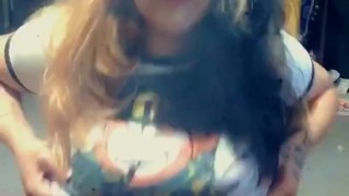Twerking with no panties on 