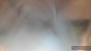 Blowing clouds thru a Tube