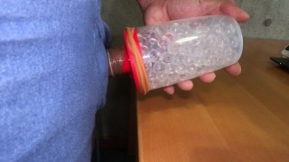 【高画質4Ｋ】ガテン系が自作のオナホで変態オナニー