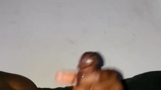 Thick nut from throbbing cock