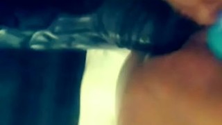 That pink pussy swallows big black wall dick