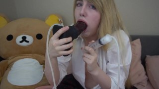 Multiple Extreme Throatpies Bad Dragon Chance Extreme Deepthroat
