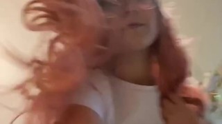 Sunburned Bigtittygothegg Masturbating
