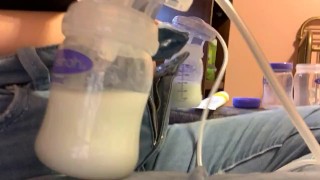 Breastmilk pump time lapse 
