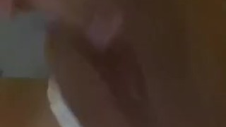 Rubbing my clit before bed 