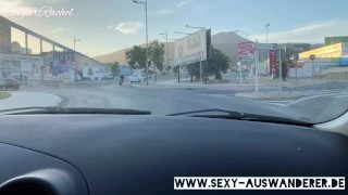 PUBLIC QUICKIE - BLONDE BABE SUGARRACHEL GETS FUCKED OUTDOOR // TRAILER