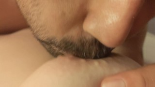 Ultra 4k Close Up of Nursing POV