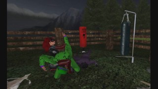 Superheroine Fight Scene