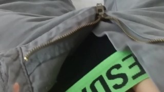 Se masturba, pene en HD