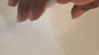 COME JOIN MY BUBBLE BATH AND MASSAGE MY FEET