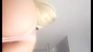 Pink Panty Strip Tease
