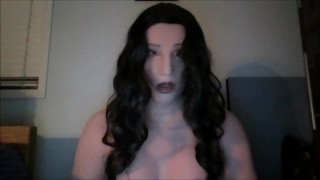 May's Night Pt1! Start of female mask May's night adventure! Masking in her!