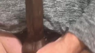 Horny as Fuck, Ass to Mouth with my dildos with huge & a slow motion at the end too.