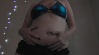 Fat Belly Strip Tease - Gain Girl - Gaining Weight - Chubby - BBW - Gaining Weight Fetish 