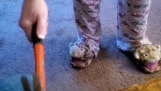 Friend trying to rupture my balls