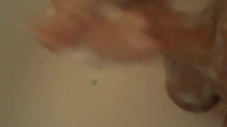 Jerking my dick in the shower 