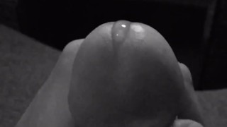 Hot straight guy playing with his big cock until he shoots his load!