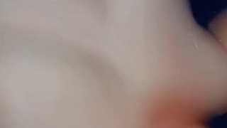 BBW naked outside while her neighbor peeps