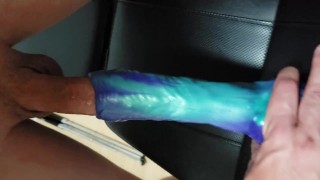 Alien Tenticle Flesh Light VS Big Cock - Intense Male Moaning