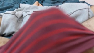 jerk off and cum in the boxer, good sound