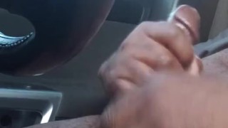 Jacking off in the car in the mornin'