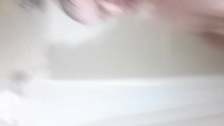 Jerking off in my  shower 