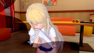 Toaru Kagaku no Railgun Shokuhou Misaki 3D HENTAI