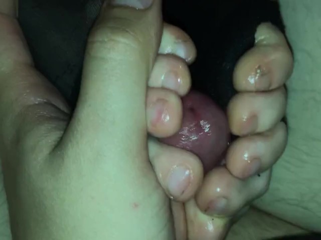 Hot Cumshots On Feet - Amateur Footjob #82 Nylon Socks With Toes Out Ballbusting, Nylon Feet Fuck  and Hot Cumshot - Free Porn Videos - YouPorn