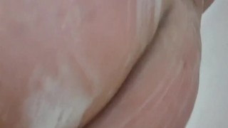 Slutty girls ass in the shower 