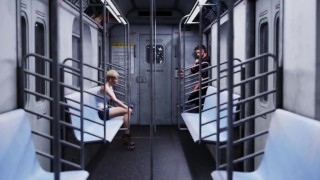Public Training of Aria - Chapter 5 the Date - Subway Part 1: Don't look at me