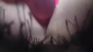 Quick solo creamy pussy