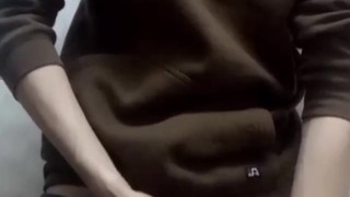 Huge White Cock Jerking Off