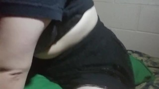 Goth so horny shes Pillow humping
