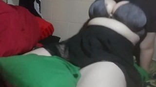 Goth so horny shes Pillow humping