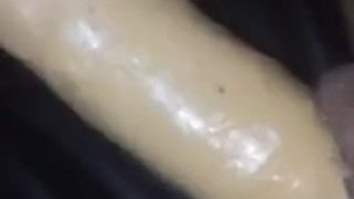 Fucking myself with my dildo
