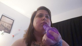 Doms maid fucked by her dildo 