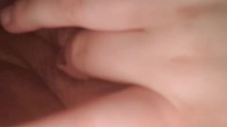 Teasing my wet pussy 