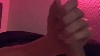 Fit Swedish young guy jacking off, wish you where here riding me