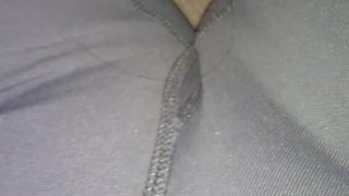 Short Clip Close Up Girl Farts in Yoga Pants in Her Boyfriend's Car and Laughs
