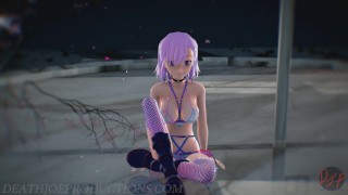 MMD SFW Pink Misaka - Roll Deep 1094