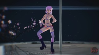 MMD R18 Nude Pink Misaka - Roll Deep 1094
