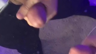 Clay Longs nutting on mirror 