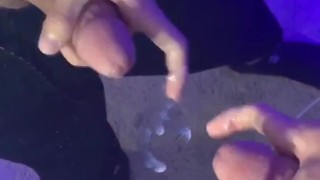 Clay Longs nutting on mirror 