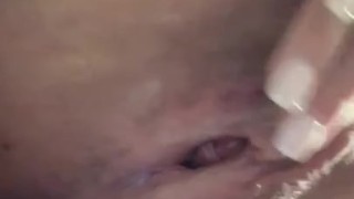 Sexy female masturbation with orgasm