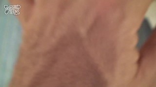 Redheaded Teen with 36DDD Tits Fucks A Fat Dick