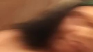 Big titty mixed babe plays with tits