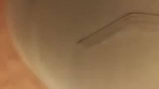 Big titty mixed babe plays with tits