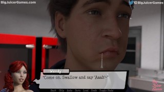 Pandora's Box #15: Mother-in-law makes him cum in the shower, ass eating (HD gameplay)